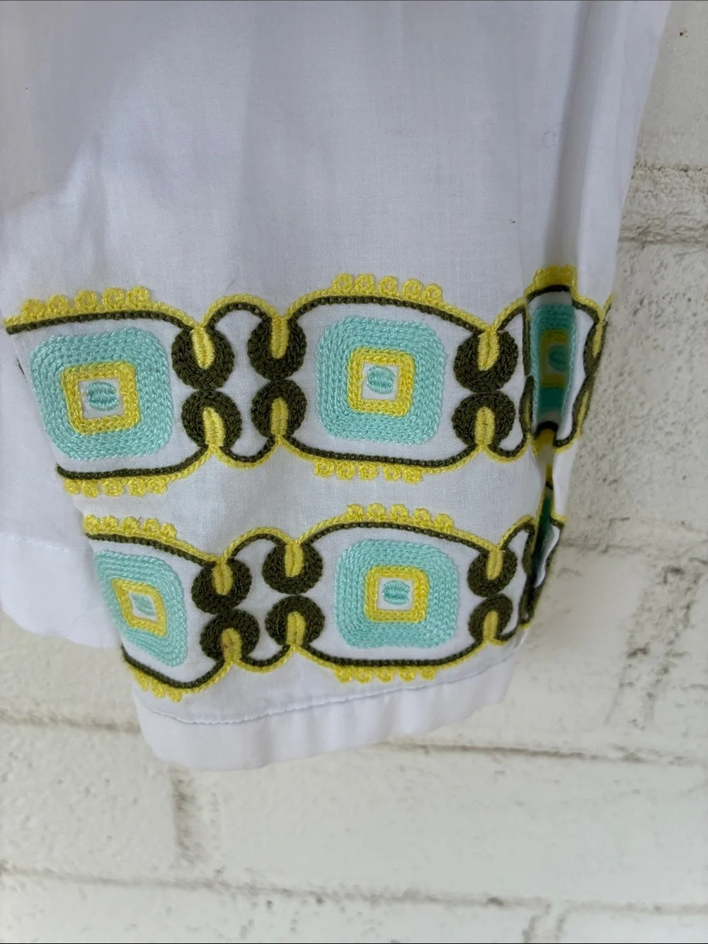 Tory Burch Sylvia Isla Collins Stripe Embroidered Tunic 4